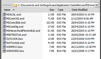 EXD files